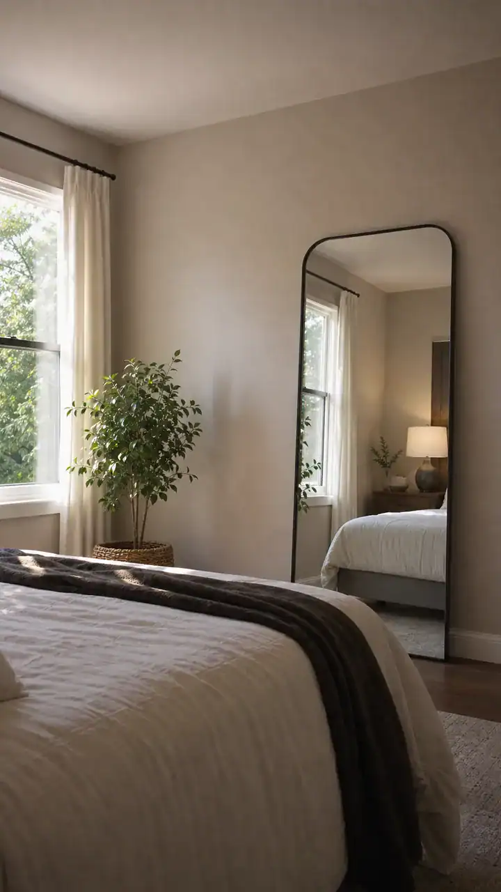 7. Add One Mirror Across From A Window
