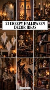 21 Creepy Halloween Decor Ideas That Will Make Your Friends Check the Corners Creepy Halloween decor ideas