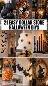 21 Dollar Store Halloween DIYs So Easy It Feels Like Cheating Dollar store Halloween DIY inspiration