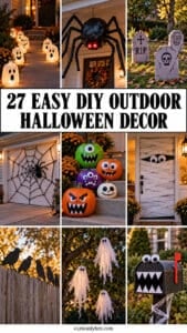 27 Rare Easy DIY Outdoor Halloween Decorations You Can Do in One Afternoon Nine DIY Outdoor Halloween Decor Ideas