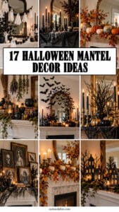 17 Mind-Blowing Halloween Mantle Swaps That Change the Whole Room Nine Halloween Mantel Decor Ideas
