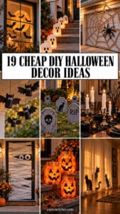 19 Wild Halloween Decor Ideas on a Budget That Make Neighbors Stop and Stare Nine cheap DIY Halloween decor ideas