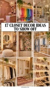 17 Closet Decor Ideas That Make Your Friends Ask to See Your Closet Nine stylish closet decor ideas