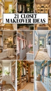 21 Closet Makeover Ideas That Turn a Boring Closet Into Your Favorite Room Nine stylish closet makeovers