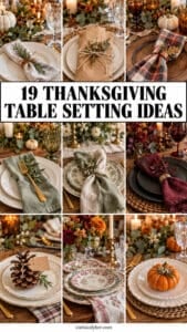 19 Simple Thanksgiving Table Settings Your Family Will Brag About All Year Thanksgiving Table Setting Inspiration