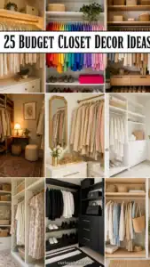 25 Budget Closet Decor Ideas That Make Your Closet Look Straight-Up Gorgeous 25 Budget Closet Decor Ideas That Make Your Closet Look Straight-Up Gorgeous